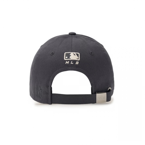 Mũ MLB Basic Coopers Washed Unstructured Ball Cap New York Yankees Grey - Mũ lưỡi trai, nón kết màu xám