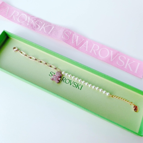 SWAROVSKI Teddy bracelet (Bear, Pink, Rose gold-tone plated) - Vòng/lắc tay SWAROVSKI - JEWELRY