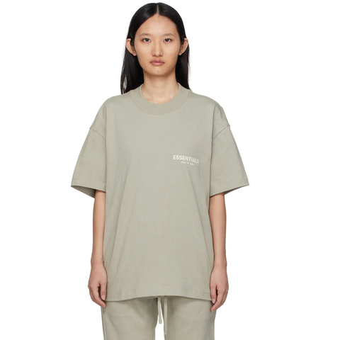 Áo thun Fear Of God FOG - Essentials Chest Logo Tee Seafoam SS22