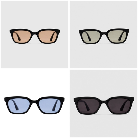 KÍNH MẮT BLUE ELEPHANT CALLA-S BLACK-BLACK/BROWN/BLUE/GREEN - Mắt kính gọng đen, tròng đen/nâu/xanh biển/xanh lá