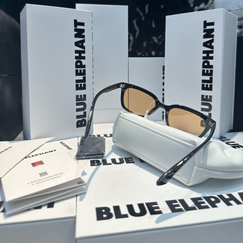 KÍNH MẮT BLUE ELEPHANT CAPELLA BLACK-ORANGETINT - Mắt kính gọng đen, tròng cam