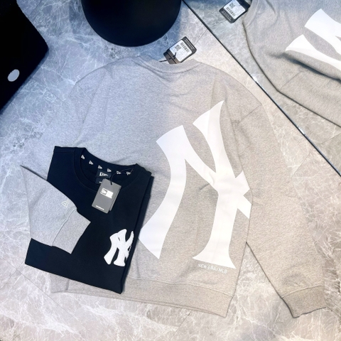 ÁO NEW ERA LOGO PATCH BIGLOGO SWEATSHIRT NEYAN GREY