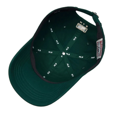 Mũ MLB Big Logo New York NY Basic Dark Green Ball Cap - Mũ lưỡi trai, nón kết kiểu đơn giản màu xanh lá sẫm đậm