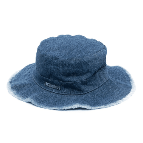 MŨ JACQUEMUS LE BOB ARTICHAUT BLUE DENIM - LE CHOU CHOU - BUCKET HAT