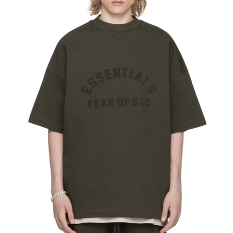 ÁO ESSENTIALS FEAR OF GOD HEAVY CREWNECK TEE INK