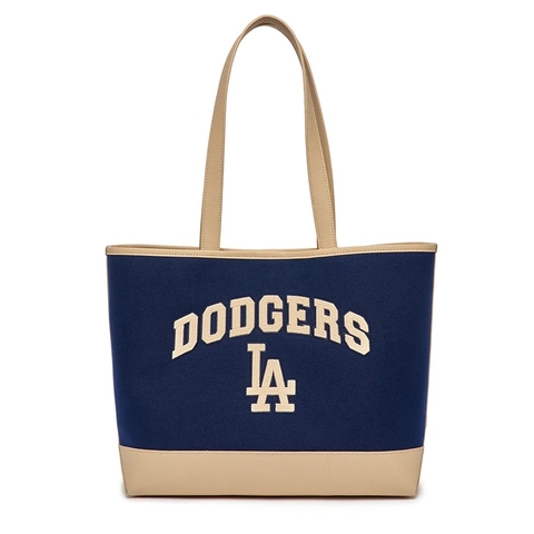Túi MLB Varsity Basic Canvas Dodgers LA Tote Bag - Túi xách, đeo vai màu xanh đen