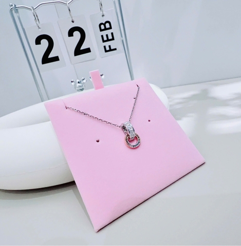 SWAROVSKI Connexus pendant (Mixed cuts, `Love is around`, White, Mixed metal finish) - Dây cổ, chuyền, vòng tròn, phối đá pha lê..