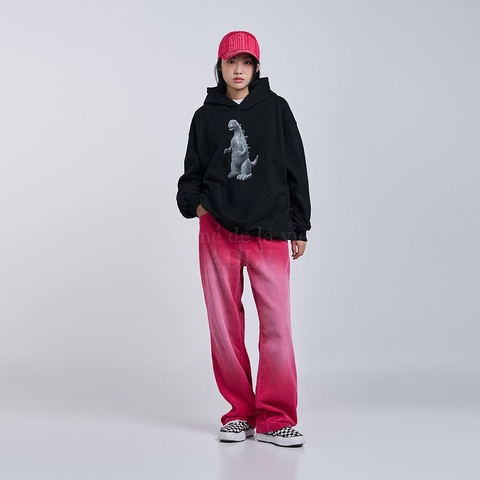 ÁO ADLV DIN2LS Creature Hoodie Black (mặt sau trơn)