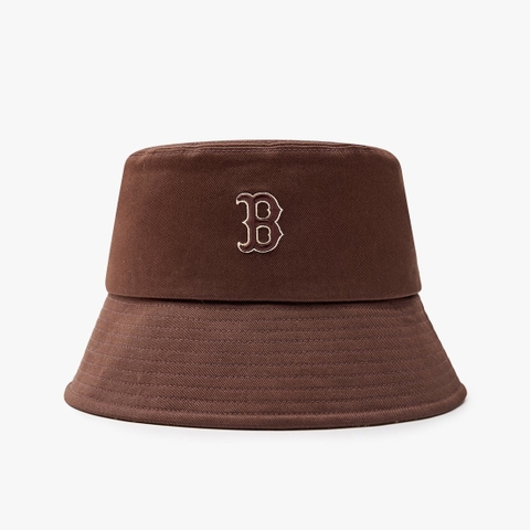 Mũ MLB Diamond Monogram Point Bucket Hat Brown