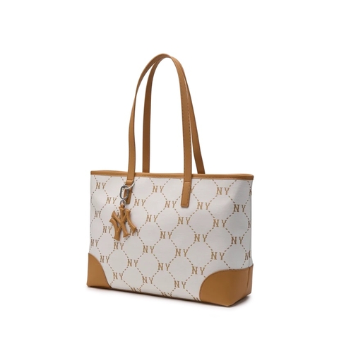 TÚI MLB Diamond Monogram Jacquard Large Tote Bag New York Yankees