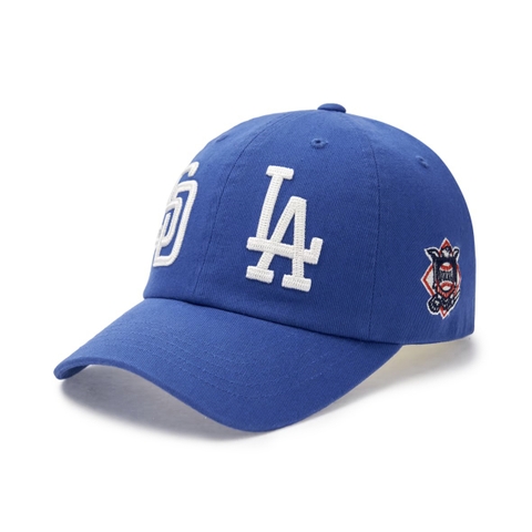 MLB League Logo Unstructured Ball Cap LA Blue - Mũ lưỡi trai, nón kết màu xanh