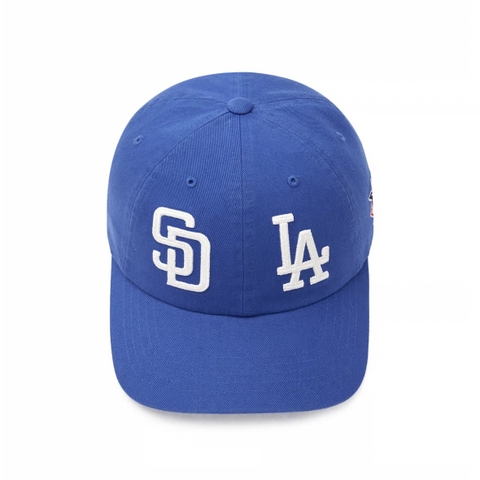 MLB League Logo Unstructured Ball Cap LA Blue - Mũ lưỡi trai, nón kết màu xanh