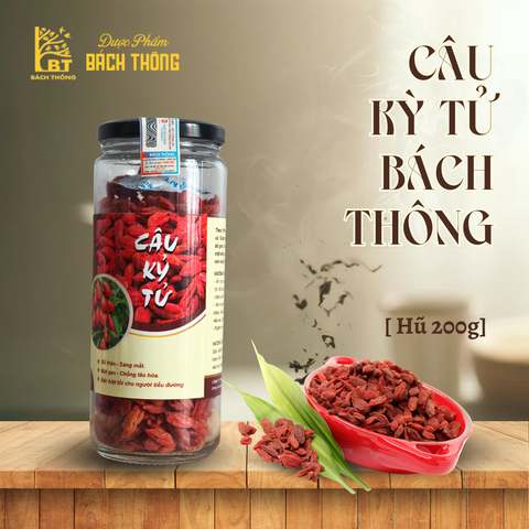 [Hũ 200 g] Câu kỷ tử Bách Thông