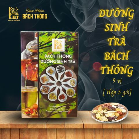[Hộp 5 gói] BT Dưỡng sinh trà 9 vị