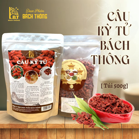 [Túi 500g] Câu kỷ tử Bách Thông