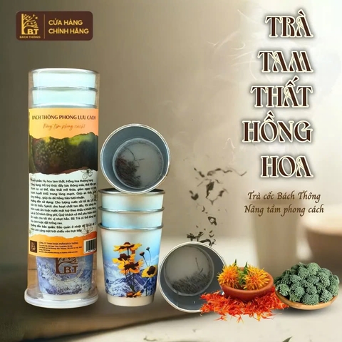 Trà Tam Thất Hồng Hoa - BÁCH THÔNG PHONG LƯU CÁCH