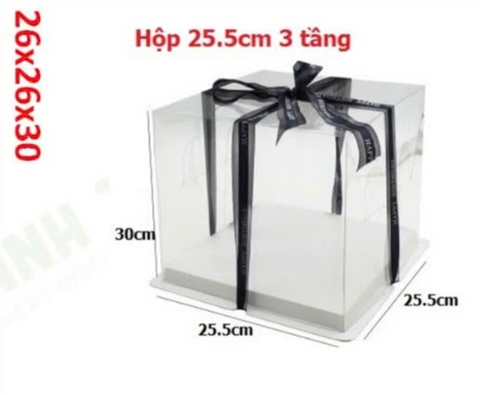 Hộp mica 26x26x30 (10 bộ)