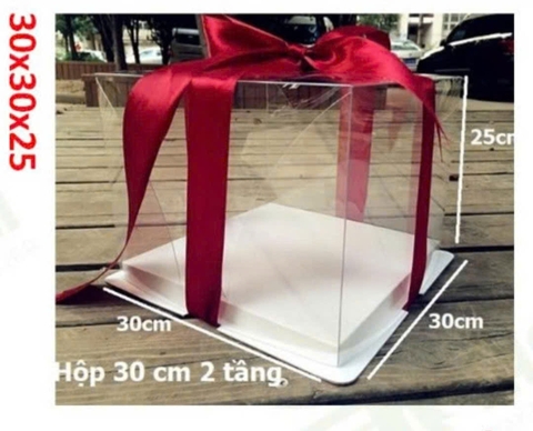 Hộp mica 30x30x25(10 bộ)