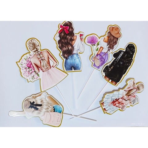 Bộ Hình Cắm_6 Cô Gái