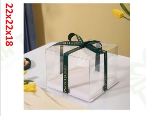 Hộp mica 22x22x18(10 bộ)