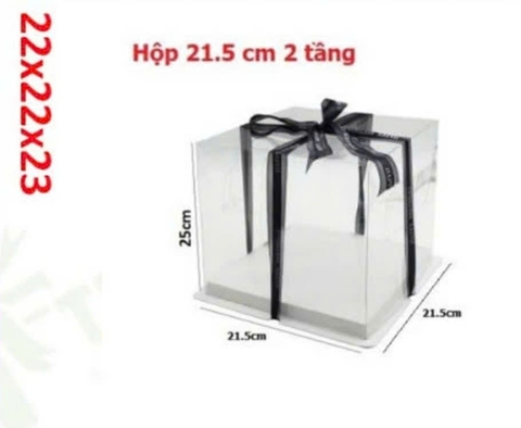 Hộp mica 22x22x23(10 bộ)