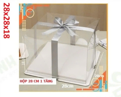 Hộp mica 28x28x18(10 bộ)