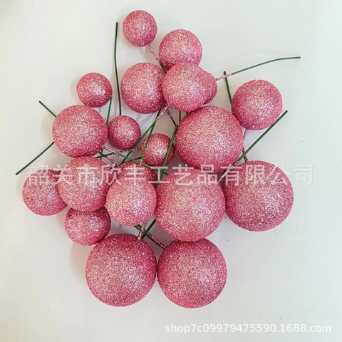 Bi xốp 40 viên/ Nhũ Tím