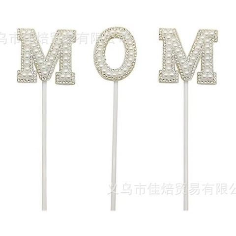 Chữ Mom Ngọc/Trắng