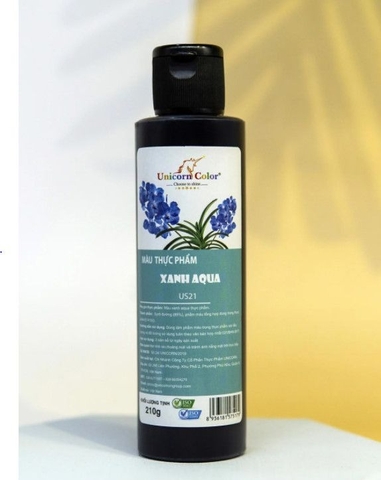 Màu Nước 210g_Chai To/Xanh Aqua