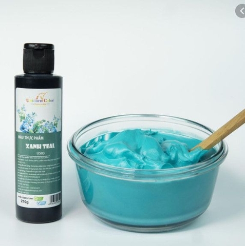 Màu Nước 210g_Chai To/Xanh Teal