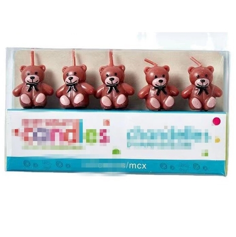 Vỉ Nến Gấu/Nâu