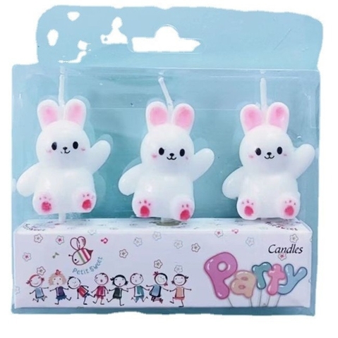 Vỉ Nến Thỏ Trắng