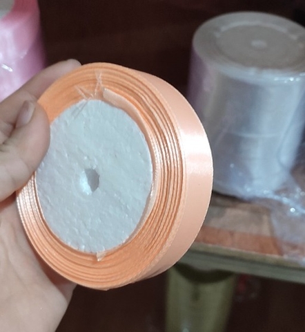 RB Lụa 2Cm/Cam Hồng