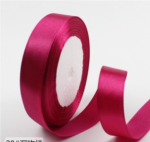 Rb Lụa 2Cm/Đỏ Đô