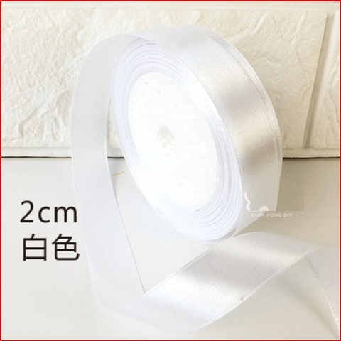 RB Lụa 2Cm/Trắng