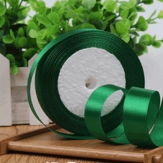 Rb Lụa 2Cm/Xanh Lá