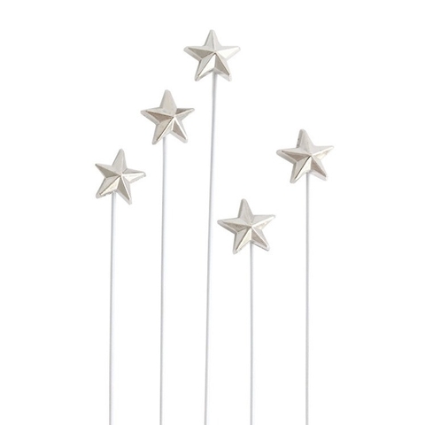 Set 5 Que Sắt 3D/Sao Bạc