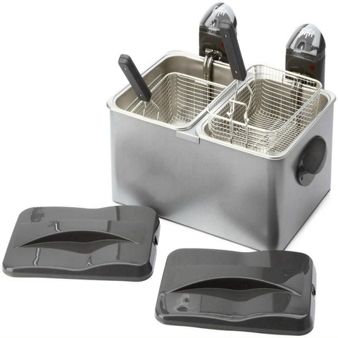 Bếp chiên đôi  Frifri dung tích 4,5lítx2