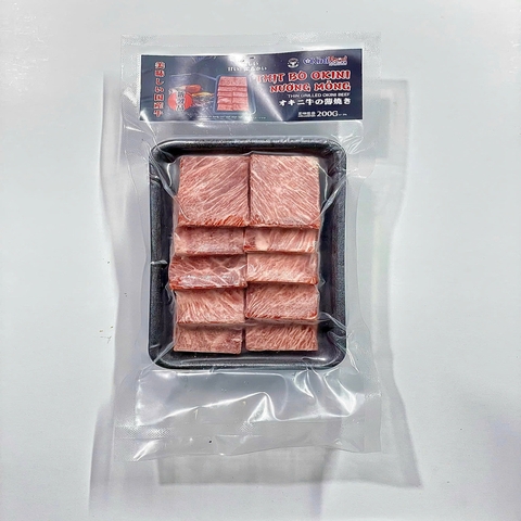 Thịt bò Okini nướng mỏng