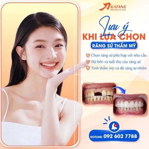 Lựa chọn răng sứ thẩm mỹ: Những lưu ý quan trọng để có nụ cười bền đẹp