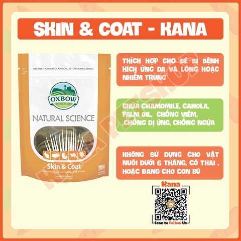 Oxbow Natural Science 🐹FREESHIP🐹DATE MỚI OXBOW Viên Hỗ Trợ Dinh Dưỡng cho guinea pig, thỏ, chinchilla ...