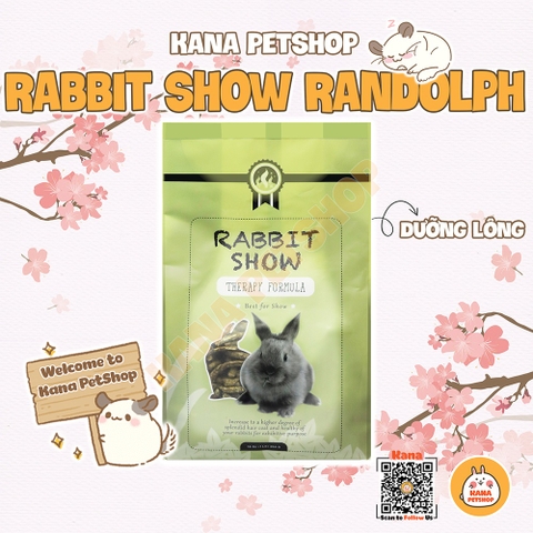 Cỏ Nén Rabbit Show 🐹FREESHIP🐹 Cỏ nén RanDolph Thức Ăn Dinh Dưỡng Cao Cấp Dưỡng Lông Cho Thỏ , Chinchilla , Sóc , Bọ