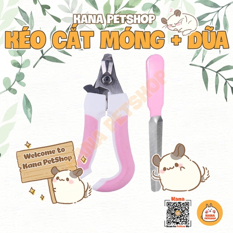 Kéo Cắt Móng Cho Thú Cưng 🐹FREESHIP🐹 Kéo Cắt Móng Size Mini Dành Cho Thỏ , Bọ , Sóc , Chó Mèo Dưới 10KG