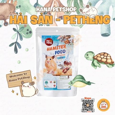 Thức Ăn Hamster 🐹FREESHIP🐹 Đồ Ăn Pet Heng Vị Hải Sản Hamster Food Cho Sóc,Thỏ,Bọ,Chinchialla ....