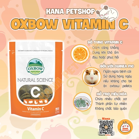 Oxbow Natural Science 🐹FREESHIP🐹DATE MỚI OXBOW Lẻ Viên Hỗ Trợ Dinh Dưỡng cho guinea pig, thỏ, chinchilla ...