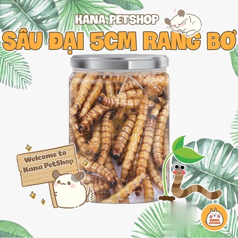 Sâu Sấy Hamster 🐹FREESHIP🐹 1KG Thức Ăn Sâu Superworm Đại Rang Bơ Dinh Dưỡng Bổ Sung Canxi Hamter , Nhím , Chim
