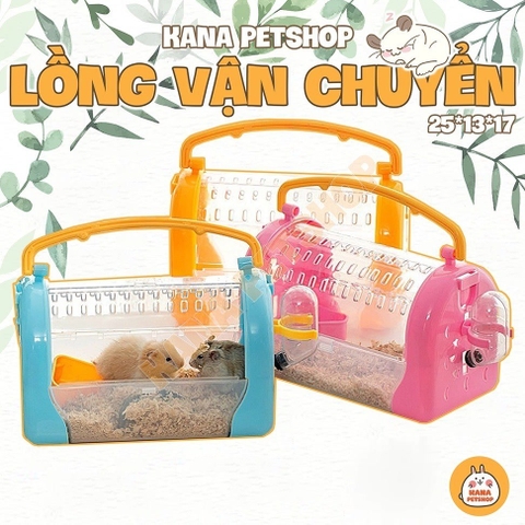Lồng Vận Chuyển Hamster 🐹FREESHIP🐹 Lồng Xách Tay Vận Chuyển Hamster , Nhím , Sóc , Sóc Bay , Vẹt ....