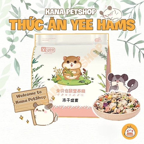 Thức Ăn Yee Hamster 🐹FREESHIP🐹 Thức Ăn Đông Khô Dinh Dưỡng hãng Yee cho Hamster WinterWhite, Bear, Robo, Cambell
