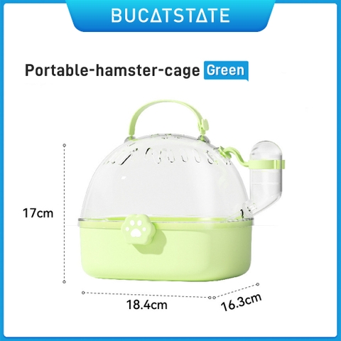 Lồng xách tay Hamster BUCATSTATE ,chuồng Hamster,Hamster Lồng Carrier, Hamster