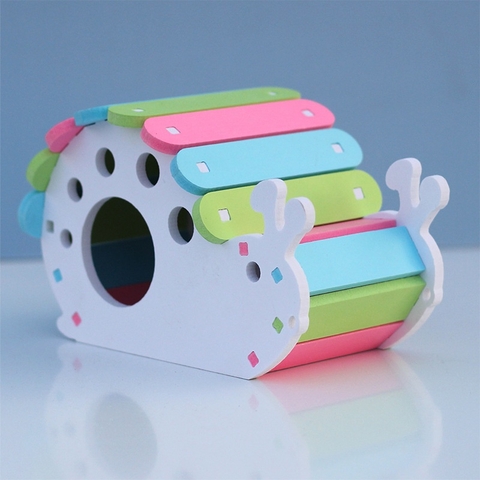 Bộ Đồ Chơi Gỗ Cho Hamster 🐹FREESHIP🐹  Set Nhà Gỗ Vui Chơi Cho Chuột Hamster
